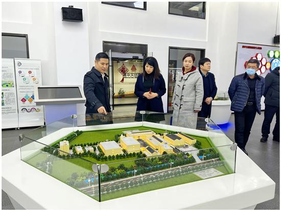 淮南市田家庵區區委常委、副區長張曙暉 考察建華文創集團